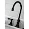 Kingston Brass KS2985BAL Heirloom Widespread Bathroom Faucet W/ Brass Pop-Up, Bronze KS2985BAL - alternate 2